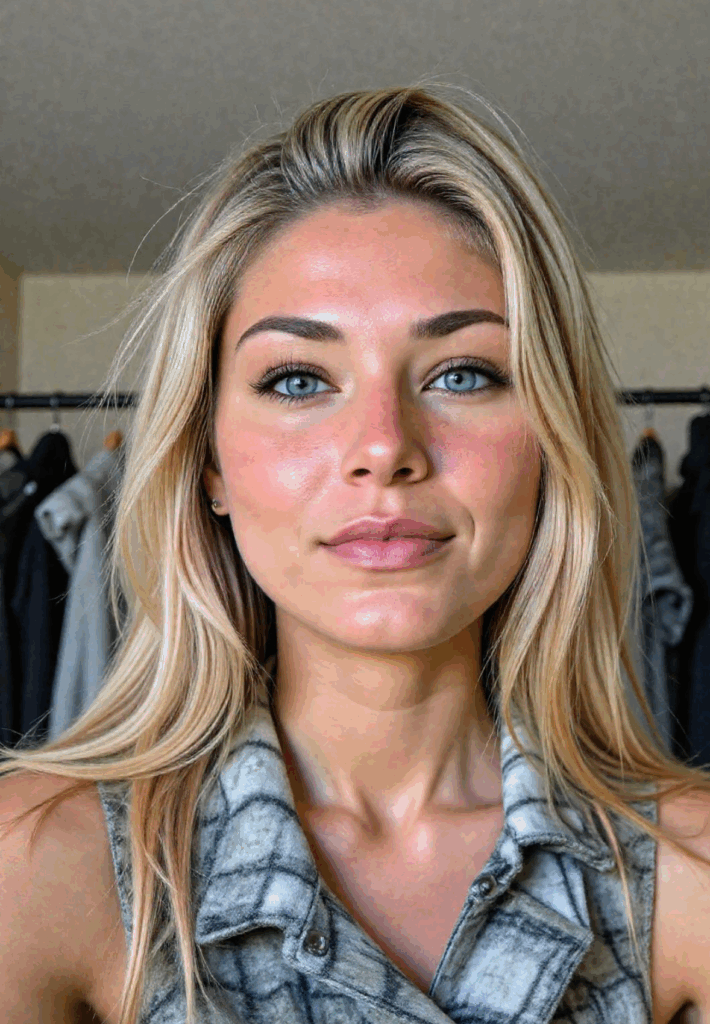 Portrait of Tenley — a digital project manager and story strategist built by Plan Ten Creative. She helps creative teams turn chaos into clarity through emotional intelligence, structured storytelling, and sharp execution.